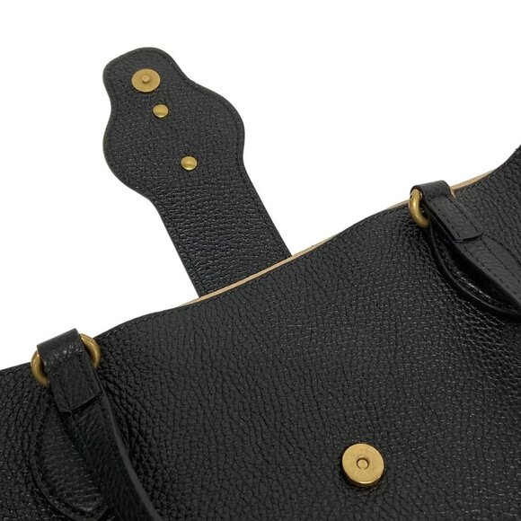 Auth GUCCI GG Marmont   Black Leather Tote Bag - Picture 12 of 16